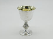 Sterling Silver Celtic Pattern Wine Cup Goblet Vintage 1978 Birmingham