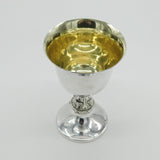 Sterling Silver Celtic Pattern Wine Cup Goblet Vintage 1978 Birmingham
