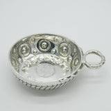 Sterling Silver George III Shilling Set Wine Taster Antique 1925 London Deco