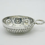 Sterling Silver George III Shilling Set Wine Taster Antique 1925 London Deco