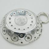 Sterling Silver George III Shilling Set Wine Taster Antique 1925 London Deco