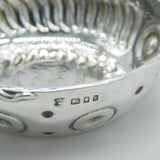 Sterling Silver George III Shilling Set Wine Taster Antique 1925 London Deco
