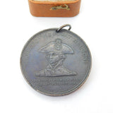 Victorian Copper Medal Stuck From Foudroyant Admiral Nelson's Flagship Antique