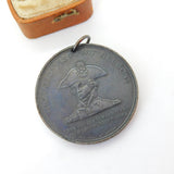 Victorian Copper Medal Stuck From Foudroyant Admiral Nelson's Flagship Antique