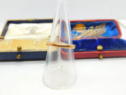 9ct Yellow Gold Minimal Wedding Band Ring Antique 1941 Art Deco Birmingham