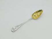 George III Exeter Sterling Silver Berry Pattern Dessert Spoon Antique 1813