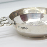 Sterling Silver King George IV Coronation Tea Strainer Antique 1936 Sheffield