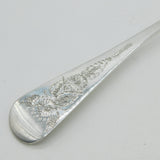 George III Exeter Sterling Silver Berry Pattern Dessert Spoon Antique 1813
