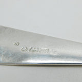 George III Exeter Sterling Silver Berry Pattern Dessert Spoon Antique 1813