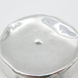 French Aesthetic Movement Sterling Silver Flower & Bird Beaker Antique c1880