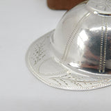 Sterling Silver Jockey Riding Hat Tea Caddy Spoon Vintage 1979 London