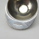 Sterling Silver Jockey Riding Hat Tea Caddy Spoon Vintage 1979 London
