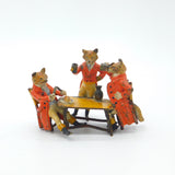 Victorian Cold Painted Bronze Fox Huntsman Dinner Sculpture Antique c1890