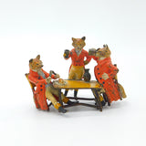 Victorian Cold Painted Bronze Fox Huntsman Dinner Sculpture Antique c1890