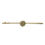 Victorian 15ct Gold 0.5ct Diamond Set Floral Cluster Brooch Antique c1890
