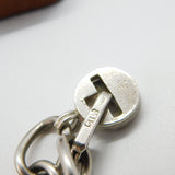 Victorian Australian Sterling Silver Curb Link Charm Bracelet 7.5" Length c1890