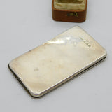 Sterling Silver Enamel Masonic Secret Double Sided Card Holder Case Antique 1925