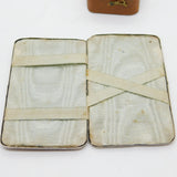 Sterling Silver Enamel Masonic Secret Double Sided Card Holder Case Antique 1925