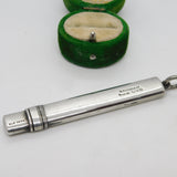 Sampson Mordan & Co Sterling Silver Pencil Holder Chatelaine Fob 1911 Chester