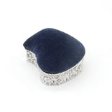 Edwardian Sterling Silver Pin Cushion Trinket Box Antique 1903 Birmingham