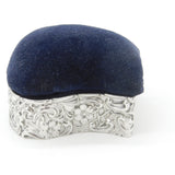 Edwardian Sterling Silver Pin Cushion Trinket Box Antique 1903 Birmingham