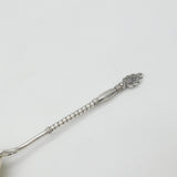 Victorian Russian .875 Silver Gilt Bowl Twisted Stem Spoon Antique c1900