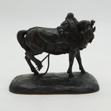 Theodore Gechter (1796-1844) French Bronze Sculpture Mongolian Horse Antique
