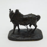 Theodore Gechter (1796-1844) French Bronze Sculpture Mongolian Horse Antique
