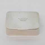 Sampson Mordan Edwardian Sterling Silver Vesta Case Antique 1909 Chester