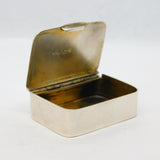 Sampson Mordan Edwardian Sterling Silver Vesta Case Antique 1909 Chester