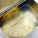 Sampson Mordan Edwardian Sterling Silver Vesta Case Antique 1909 Chester