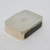 Sampson Mordan Edwardian Sterling Silver Vesta Case Antique 1909 Chester