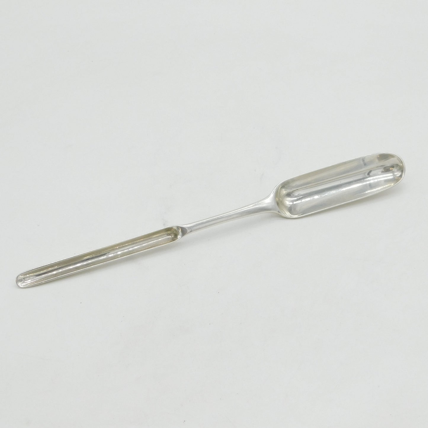 George III Sterling Silver Bone Marrow Scoop Spoon Antique 1767 London
