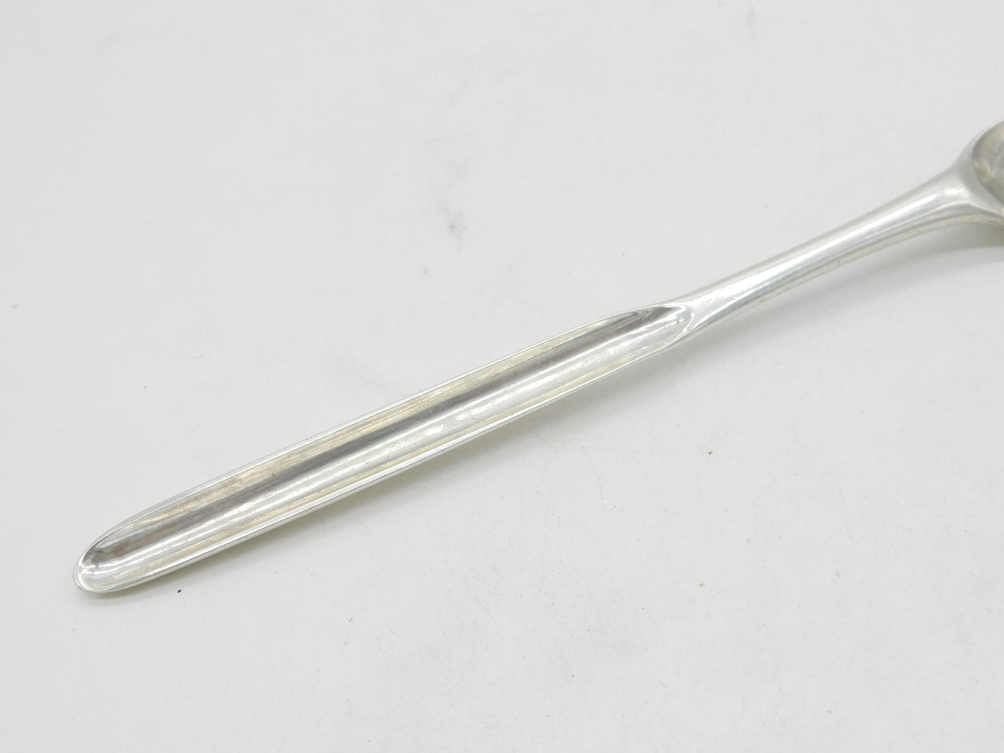 George II Sterling Silver Bone Marrow Scoop Antique 1758 London B. Cartwright