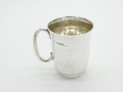 Sterling Silver Christening Mug Tankard 'Douglas' 1938 Birmingham Mappin & Webb