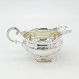 Sterling Silver Scrolled Sauce Boat Antique 1938 Sheffield Roberts & Belk