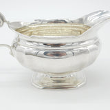 Sterling Silver Scrolled Sauce Boat Antique 1938 Sheffield Roberts & Belk