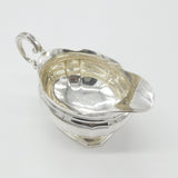 Sterling Silver Scrolled Sauce Boat Antique 1938 Sheffield Roberts & Belk