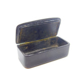 Early Victorian Papier Mache Raunchy Chicken Scene Snuff Box Antique c1840