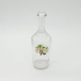 French 19th Century Cut Glass & Grape Vine Enamel 'Kirsch' Carafe Antique c1880