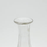 French Pair of Victorian Glass & Enamel 'Fine Champagne' & 'Anisette' Carafes