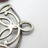 Victorian Art Nouveau Sterling Silver Floral Buckle 1898 London Antique