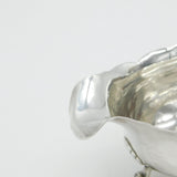 George II Sterling Silver Scrolled Handle Sauce Boat Antique 1744 London