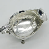 George II Sterling Silver Scrolled Handle Sauce Boat Antique 1744 London
