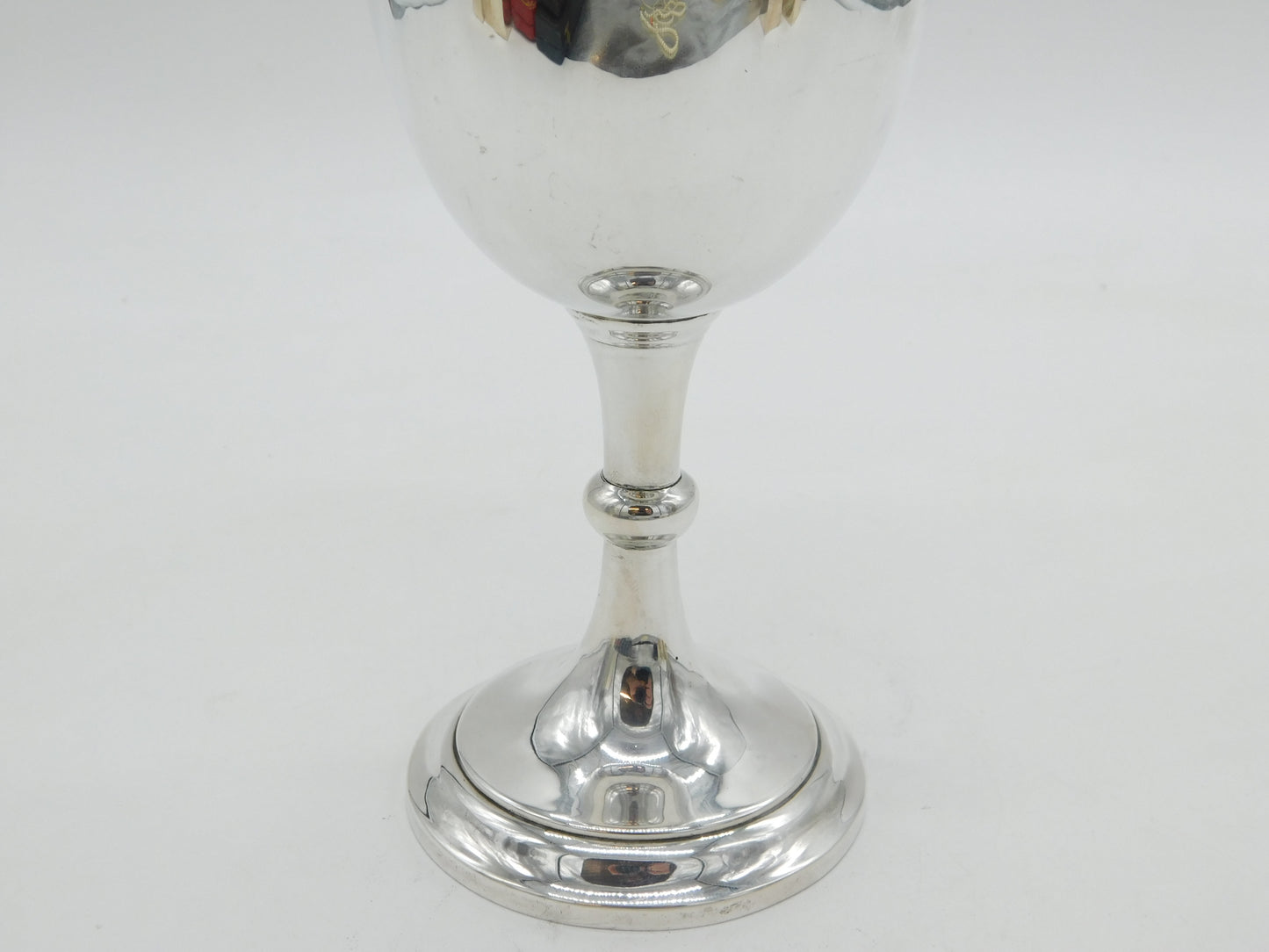 Victorian Lagre Sterling Silver Wine Chalice Goblet Antique 1862 London