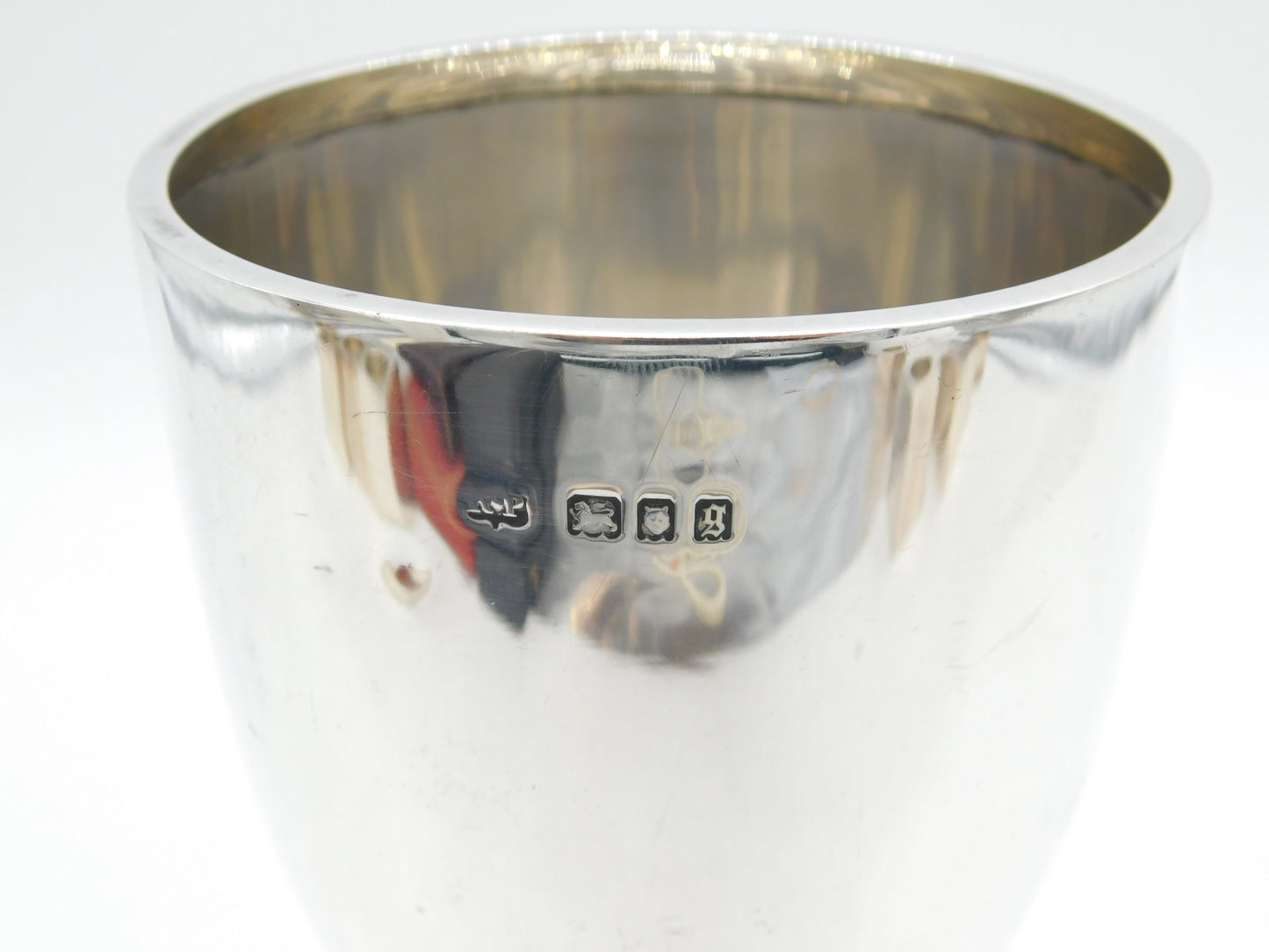 Victorian Lagre Sterling Silver Wine Chalice Goblet Antique 1862 London