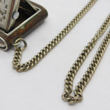 Silver Plated Propelling Pocket Watch on Albert Watch Chain Antique c1920