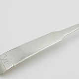 George III Scottish Sterling Silver Basting Spoon Antique 1810 Edinburgh