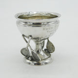 Sterling Silver 'Taiping' Tennis Trophy Racket Form Antique 1922 Birmingham Deco