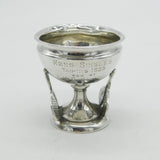 Sterling Silver 'Taiping' Tennis Trophy Racket Form Antique 1922 Birmingham Deco